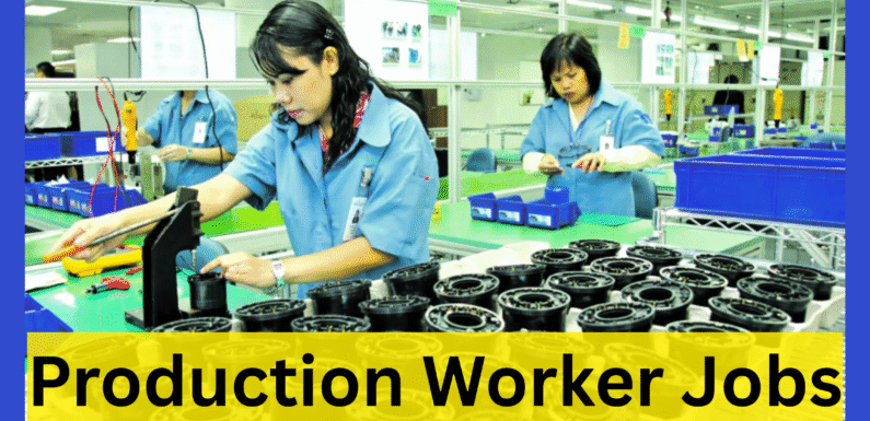 Production Worker Jobs in Singapore 2025