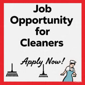 Job Opportunity for Cleaners in Singapore