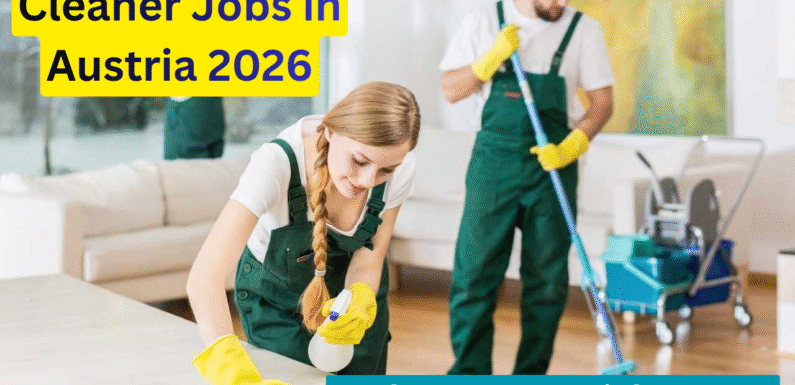 Cleaner Jobs in Austria 2026